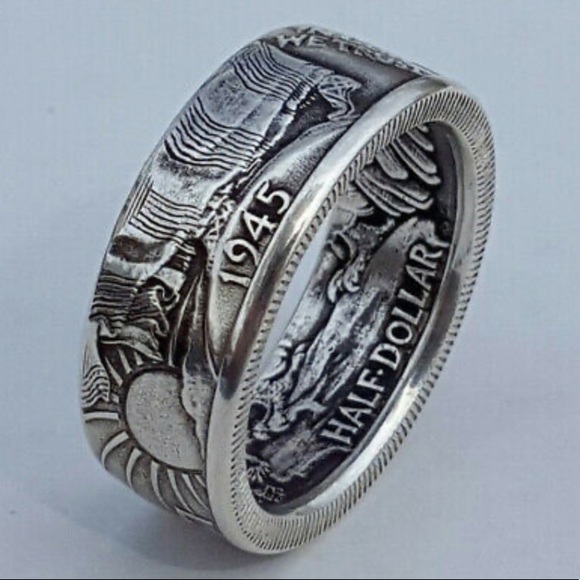 NEW Silver Plated Men’s Ring - Picture 2 of 4